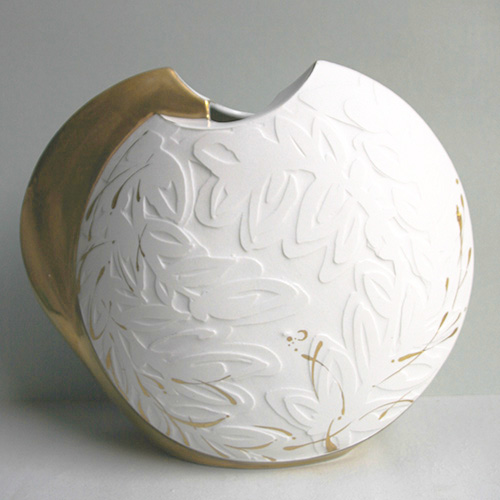 VASE_DISKUS_KOMPLETT_Blatt_mit_Gold